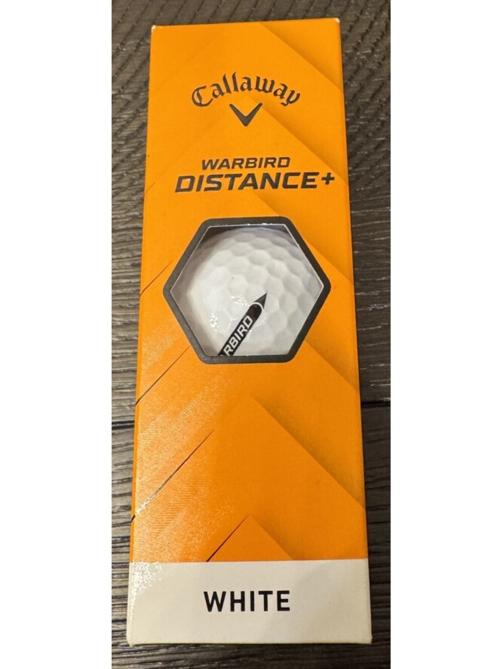 New Pack (3) Callaway Warbird Distance Golf Balls